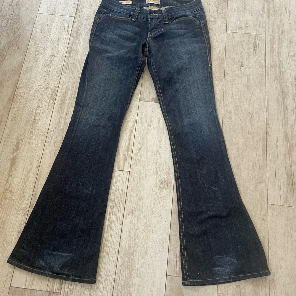 William Rast Savoy Blue Boot Cut Jeans - Y2K Vintage Size 27 - Picture 3 of 5